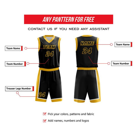 Men's Basketball Blank Jersey