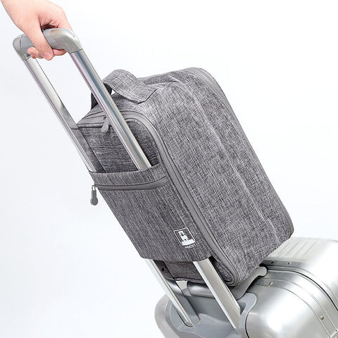 Cyan Portable Travel Shoe Bag