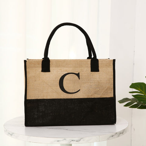 Women's Natural Jute Shopping Handbags