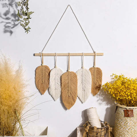 Leaf Macrame Wall Hanger