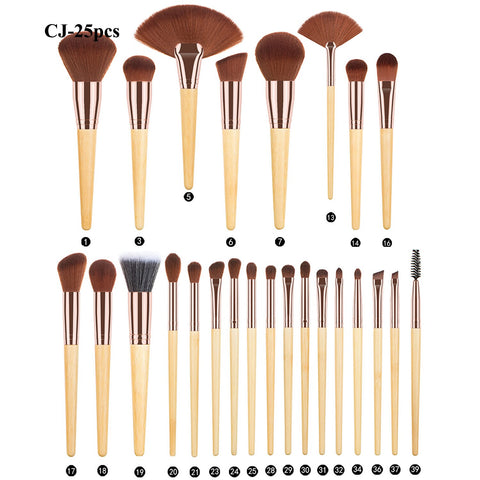 Set de maquillaje Cepillos de pelo suave