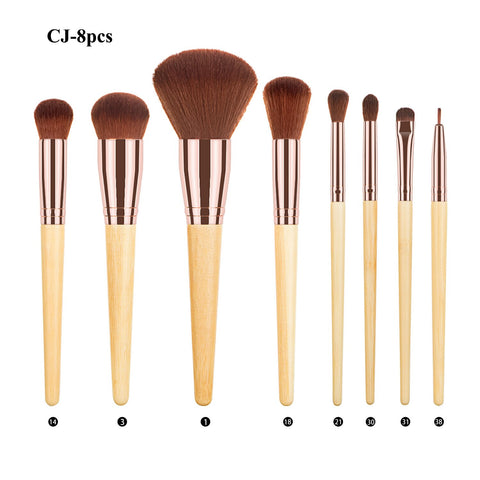 Makeup Set Soft Hair Brushes