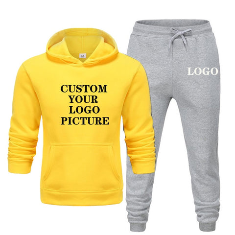 Custom Men's Tracksuit Set - Solid