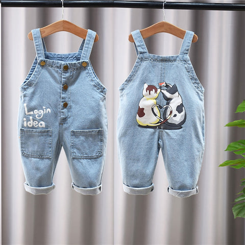 Toddler Overalls Baby Suspender Pants