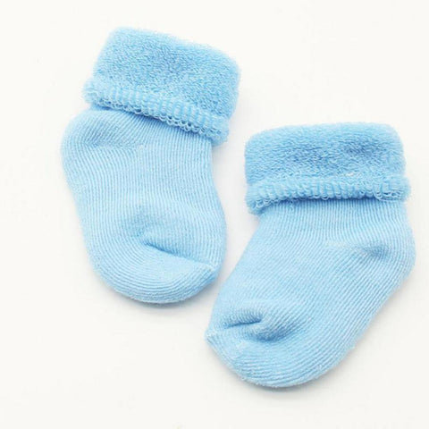 Calcetines suaves de algodón cálido de invierno para niños