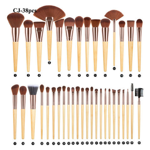 Makeup Set Soft Hair Brushes