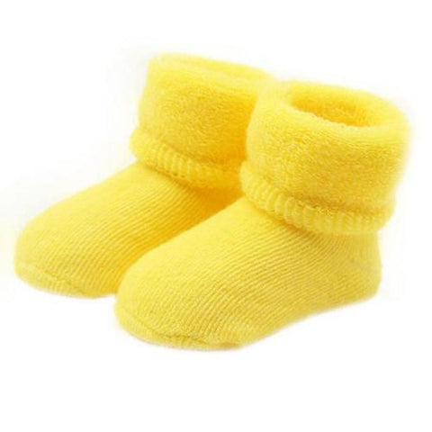 Calcetines suaves de algodón cálido de invierno para niños