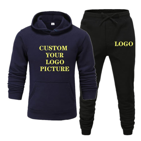 Custom Men's Tracksuit Set - Solid