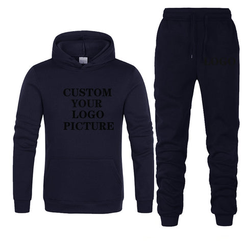 Custom Men's Tracksuit Set - Solid