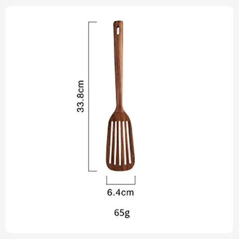 Natural Teak Wooden Spoons For Non-stick Pan