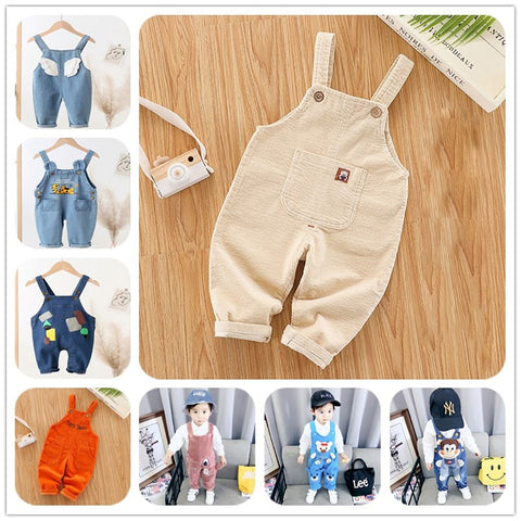 Toddler Overalls Baby Suspender Pants
