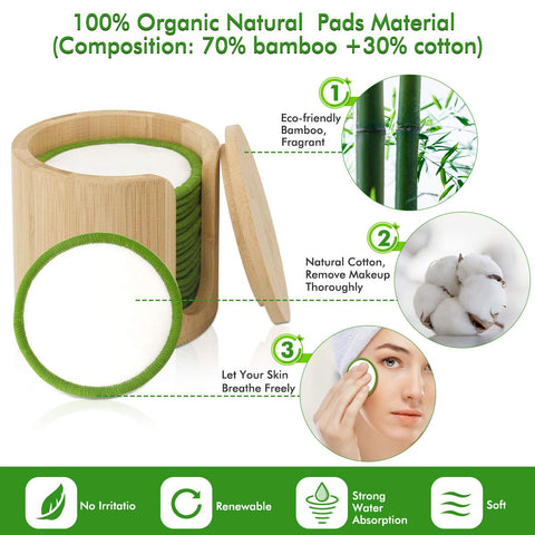 Bamboo Cotton Makeup Remover