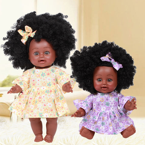 Children's Gifts Reborn Doll Simulation Black