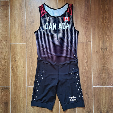 Custom USA Sleeveless Tights Man Track