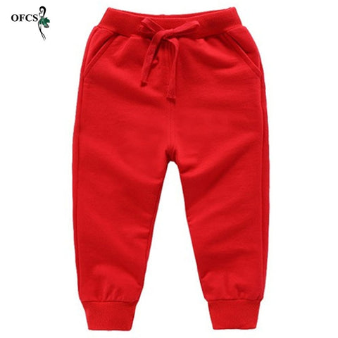 Pantalones deportivos casuales para niños