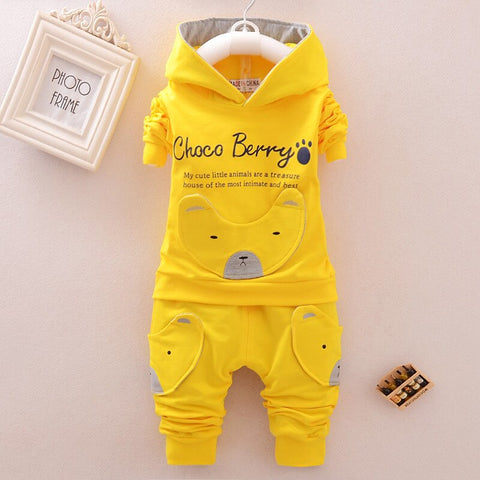 Baby Cotton Hoodies Pants 2pcs Sets