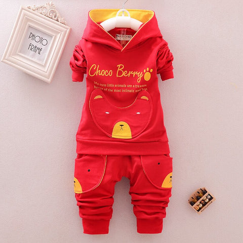 Baby Cotton Hoodies Pants 2pcs Sets