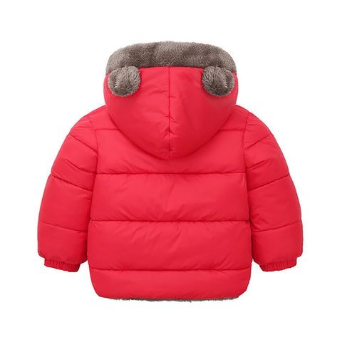 Winter Warm Coat Zipper Hooded Jacket