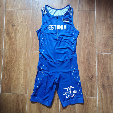 Custom USA Sleeveless Tights Man Track