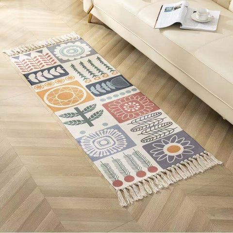 Handmade Tassel Rug Soft Carpet