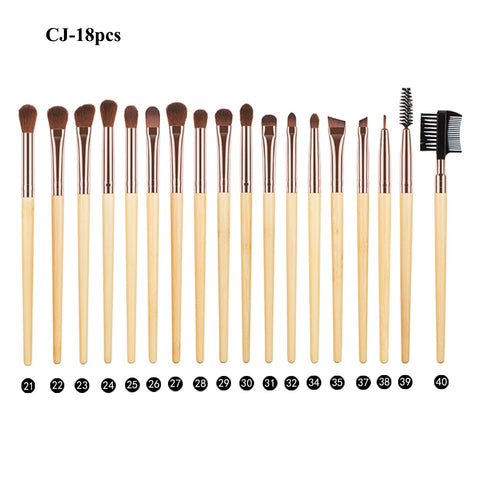 Makeup Set Soft Hair Brushes