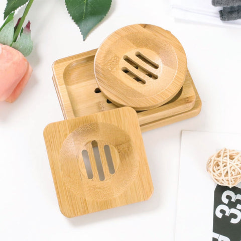 Natural Eco-Friendly Bamboo Soap Dishes