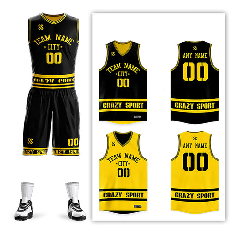 Jersey de baloncesto de doble cara