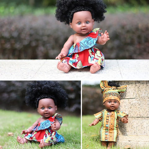Children's Gifts Reborn Doll Simulation Black