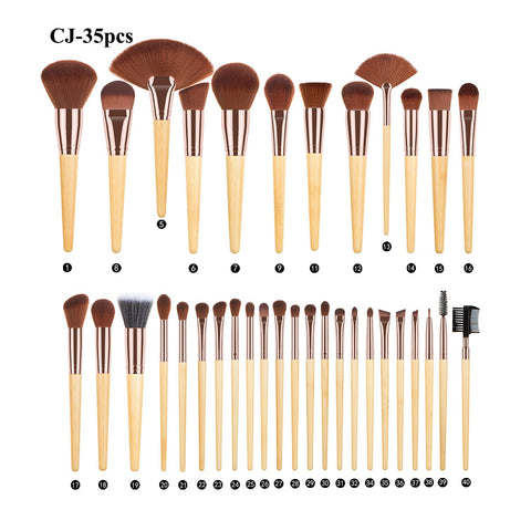 Makeup Set Soft Hair Brushes