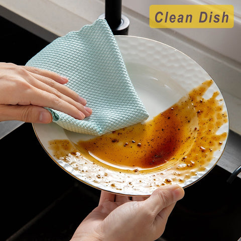 Trapo de limpieza para lavar platos