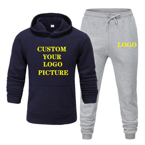 Custom Men's Tracksuit Set - Solid