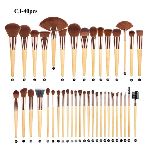 Set de maquillaje Cepillos de pelo suave