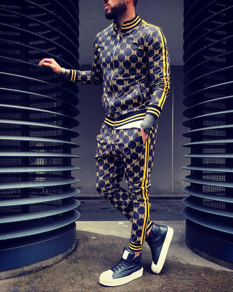 2 Piece 3D Fashion Tracksuit - Men