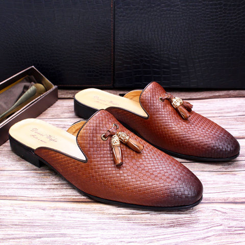 Luxury Brand Half Shoes for Men