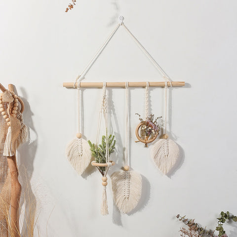 Leaf Macrame Wall Hanger