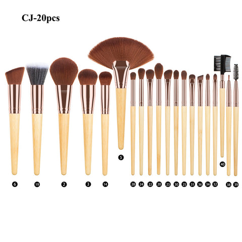 Makeup Set Soft Hair Brushes