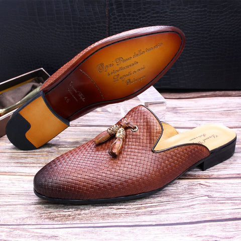 Luxury Brand Half Shoes for Men