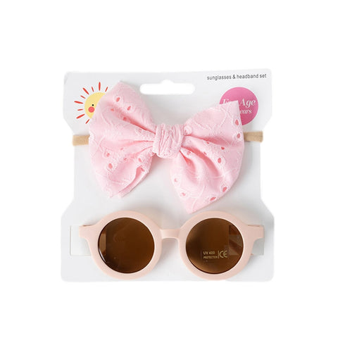 Baby Headband Sunglasses Set for Girls