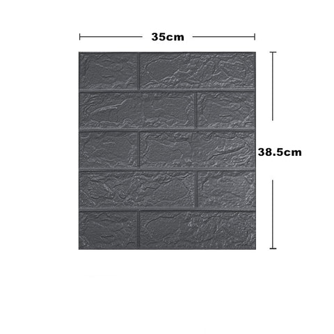 Self-Adhesive 3D Foam Brick Wallpaper