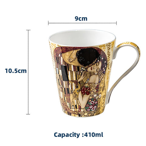 Famous Gustav Klimt Painting Mugs