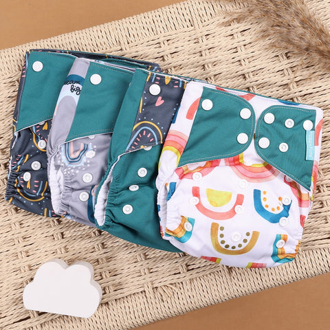 Eco-Friendly Adjustable Nappy Cloth Diaper
