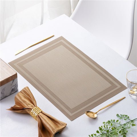 Washable Dining Table Weave Mats