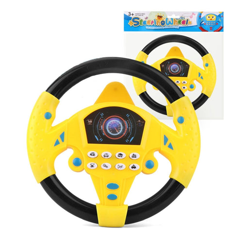 Kids Early Educational Stroller Steering Wheel Toys