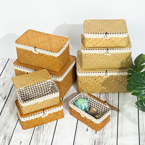 Natural Handwoven Storage Baskets