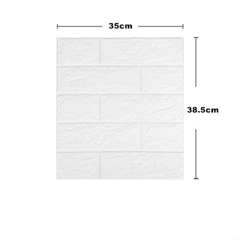 Self-Adhesive 3D Foam Brick Wallpaper