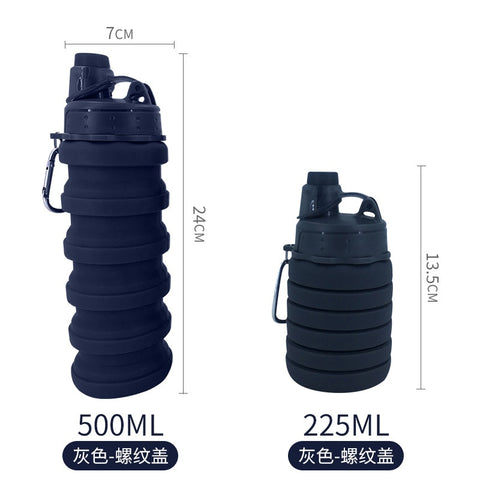 Portable Retractable Silicone Bottle