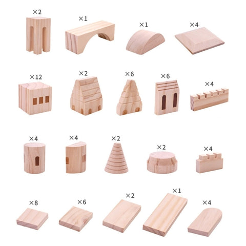 Wood Montessori Stacking Toy for Kids