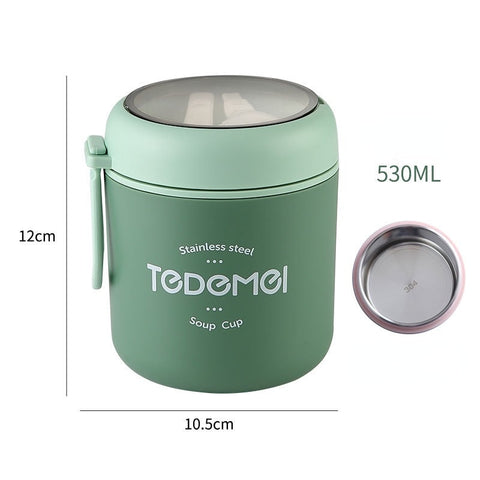 Mini Thermal Lunch Box Food Container with Spoon