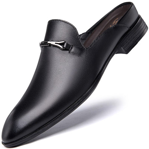 Men's Cowhide Genuine Leather Slipper