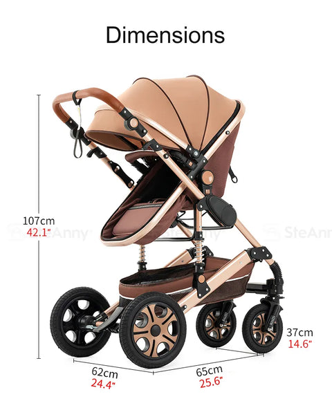 5-IN-1 Luxury Baby Stroller